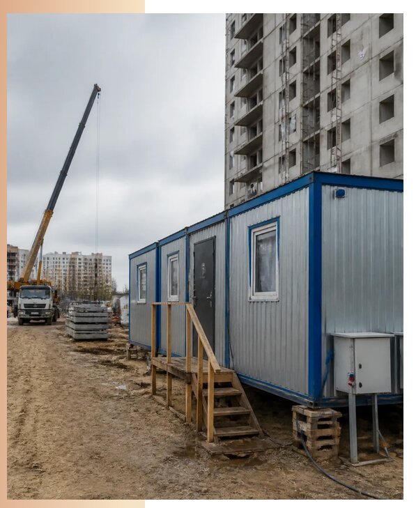Аренда строительных вагончиков для рабочих в Каменске-Уральском